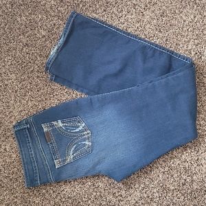 Wrangler bootcut ladies jeans13/14 x 33 dark denim (B1)